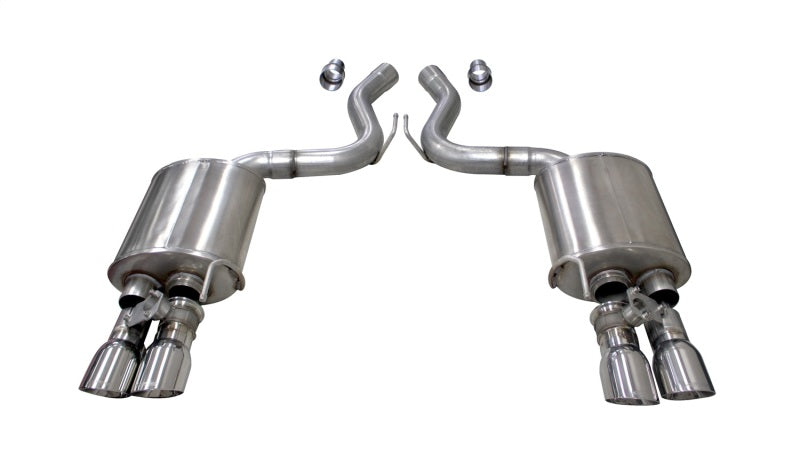 Corsa 2018-2023 Ford Mustang GT Fastback 5.0L 3in Sport Axle-Back Exhaust w/ 4in Polished Tips