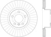 StopTech Drilled Sport Brake Rotor