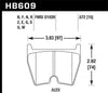 Hawk 08-14 Audi R8 4.2L Base Front ER-1 Brake Pads