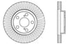 StopTech Sport Cross Drilled Brake Rotor - Rear Left