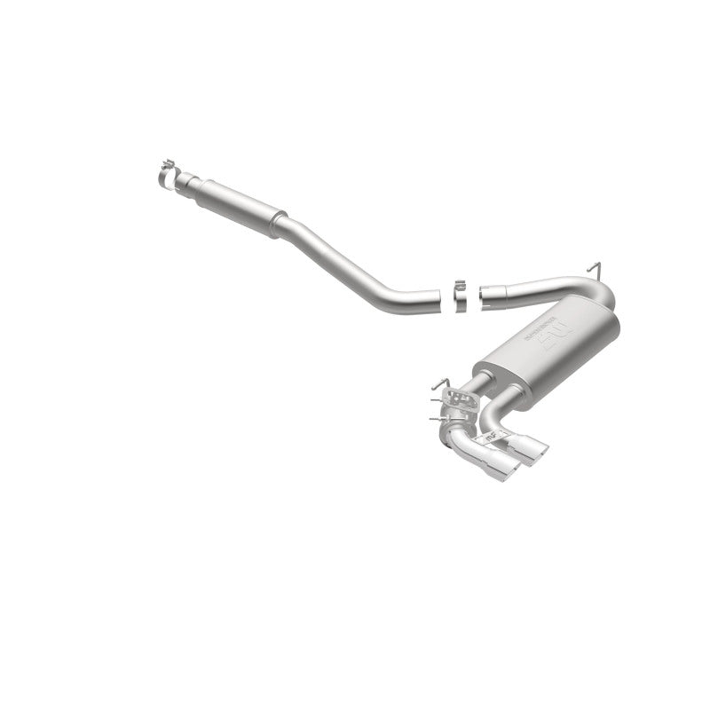 MagnaFlow CB SS 2.5/3in Dual Straight DS Rear Ext 3in Tip 12-15 BMW 328i /428i 2.0L Coupe Sedan