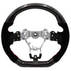 BLOX Racing 15-21 Subaru Carbon/Alcantara Steering Wheel Red Stitching