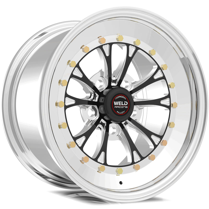 Weld Vitesse 15x15 / 5x4.5 BP / 5.5in. BS Black Wheel - Non-Beadlock