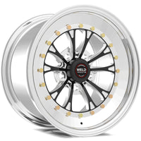 Weld Vitesse 15x8 / 5x4.5 BP / 3.5in. BS Black Wheel - Non-Beadlock