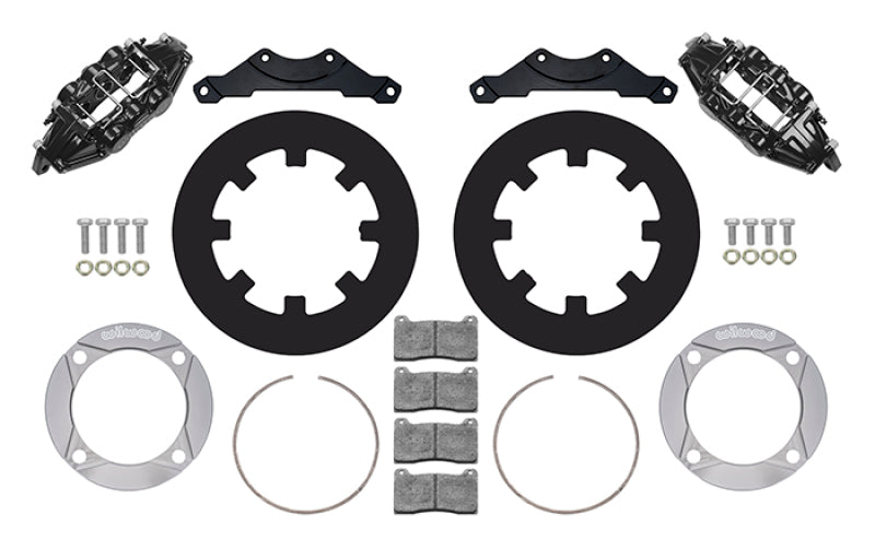 Wilwood 2014+ Polaris RZR XP 1000 Rear Kit 11.25in - Black