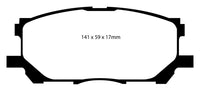 EBC 04-07 Lexus RX330 3.3 Yellowstuff Front Brake Pads