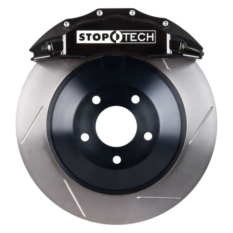 StopTech 09 Dodge Challenger R/T / 06-09 Charger SXT R/T Front Touring BBK w/ Black ST-60 Calipers