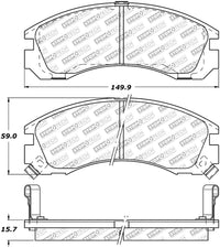 StopTech Street Select Brake Pads w/Hardware - Front