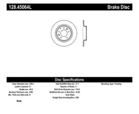 StopTech 06-10 Ford Fusion / 06-10 Mazda Miata MX-5 / 03-09 Mazda 6 Drilled Left Rear Rotor