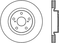 Stoptech 07 Lexus ES350 / 09 Pontiac Vibe / 09 Toyota Matrix Front CRYO-STOP Brake Rotor