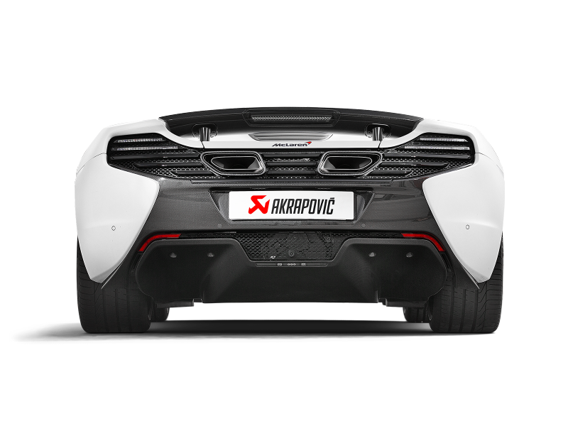 Akrapovic 14-17 McLaren 650S/650S Spyder Slip-On Line (Titanium) w/ Carbon Tips