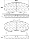 StopTech Street Touring Brake Pads
