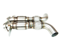 Kooks 2015+ Ford Mustang GT350 5.2 Complete Competition Exhaust (Headers/Green Cat X-Pipe/Axle Back)