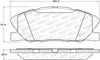 StopTech Street Brake Pads - Rear