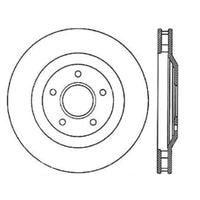Stoptech 97-04 Chevy Corvette Right Front CRYO-STOP Rotor