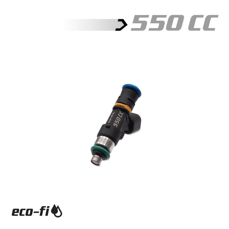 BLOX Racing 550CC Street Injector 48mm With 1/2in Adapter 14mm Bore