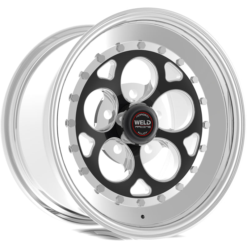 Weld Magnum III 15x5 / 5x4.5 BP / 2.5in. BS Black Wheel - Non-Beadlock