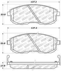 StopTech Performance 02-05 350z / 03-04 G35 / 03-05 G35X Front Brake Pads