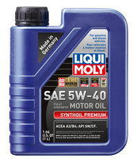 LIQUI MOLY 1L Synthoil Premium Motor Oil SAE 5W40