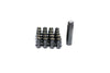 Wheel Mate Muteki HR38 Open End Lug Nuts 12x1.25 Black Chrome / Red Ring