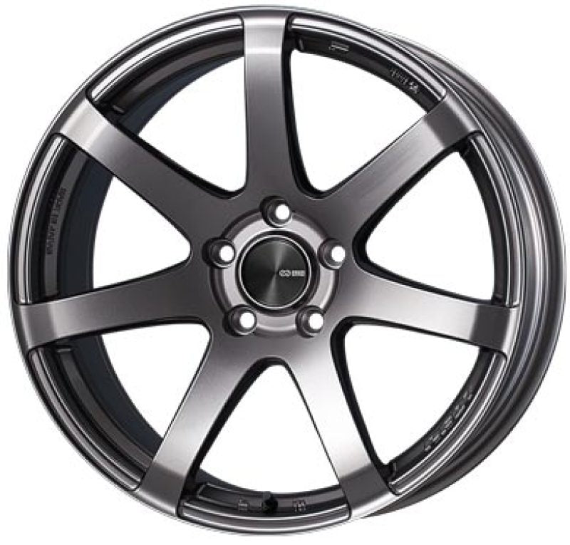 Enkei PF07 19x8 5x114.3 45mm Offset 75mm Bore Dark Silver Wheel *Special Order*