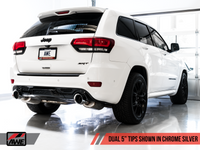 AWE Tuning 2020 Jeep Grand Cherokee SRT Track Edition Exhaust - Chrome Silver Tips