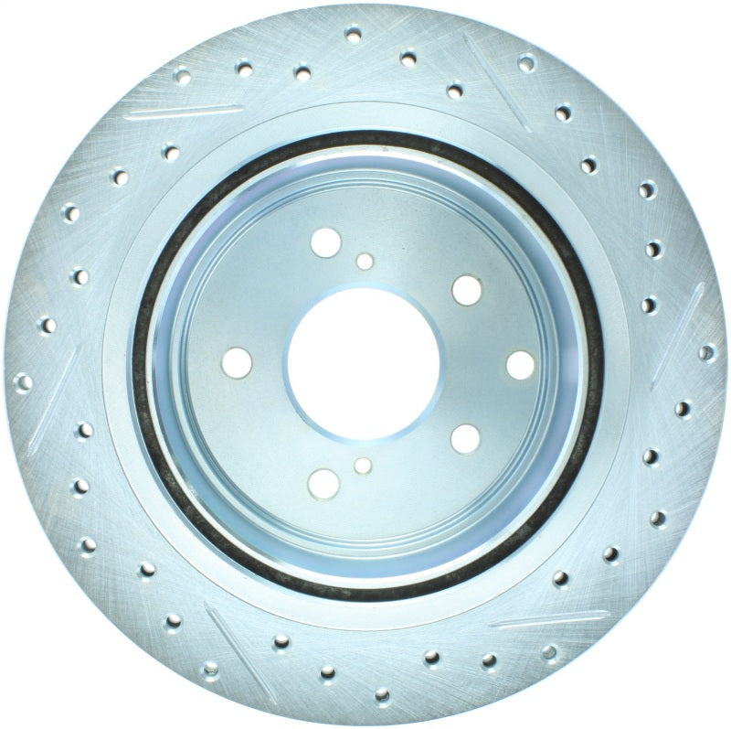 StopTech 89-96 Nissan 300ZX Select Sport Slotted & Drilled Right Rear Brake Rotor