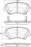 StopTech Street Brake Pads - Front