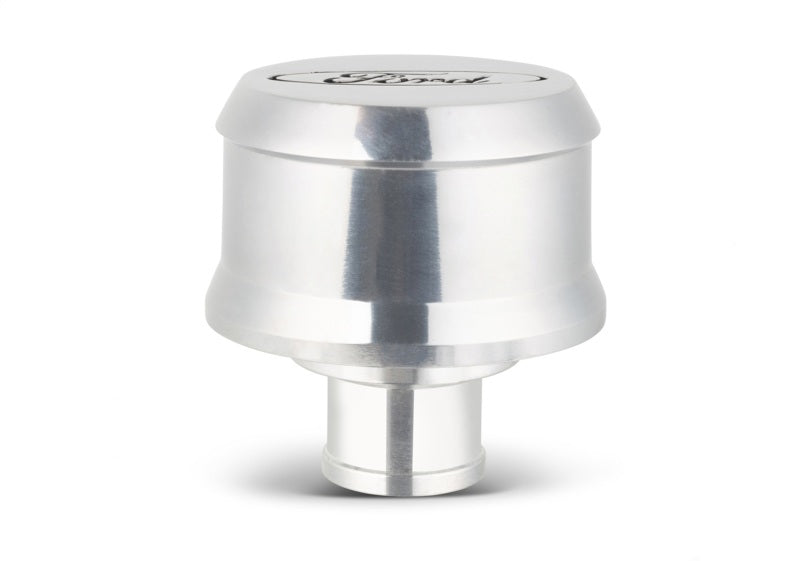 Ford Racing Slant Edge Breather - Polished