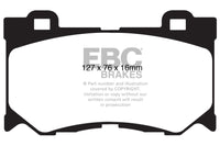 EBC 08-13 Infiniti FX50 5.0 Greenstuff Front Brake Pads