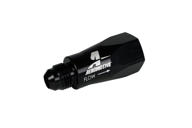 Aeromotive In-Line Full Flow Check Valve (Male -6 AN Inlet / Female -6 AN Outlet)