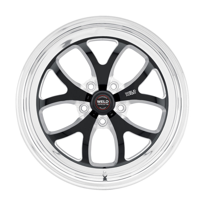 Weld S76 15x10.33 / 5x4.75 BP / 5.5in. BS Black Wheel (Low Pad) - Non-Beadlock