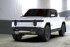 Rally Armor 22-25 Rivian R1T Black UR Mud Flap w/White Logo