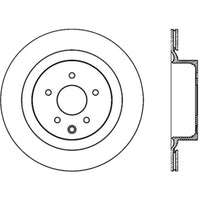 StopTech Power Slot 09 Nissan 370z / 08-09 Infiniti G37 Slotted Rear Right CRYO Rotor