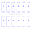 King Engine Bearings Nissan VQ35DE (Size +0.25) Performance Rod Bearing Set
