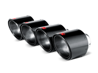 Akrapovic 06-13 Chevrolet Corvette ZO6/ZR1 (C6) Tail Pipe Set (Carbon 115 mm)