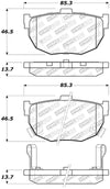 StopTech Street Select Brake Pads - Rear