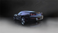 Corsa 2014 Chevy Corvette C7 Coupe 6.2L V8 AT/MT 2.75in Valve-Back Dual Rear Exit Black Xtreme Exht