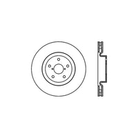 Stoptech 05-07 Subaru Impreza WRX Sti Front High Carbon CRYO-STOP Rotor