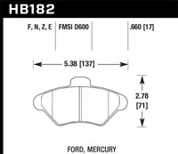 Hawk Performance Ceramic Street Brake Pads