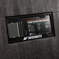 Mishimoto Universal Carbon Fiber Intercooler - Matte Tanks - 450mm Black Core - C-Flow - BL V-Band