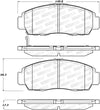 StopTech Performance 11-14 Acura TSX Front Brake Pads