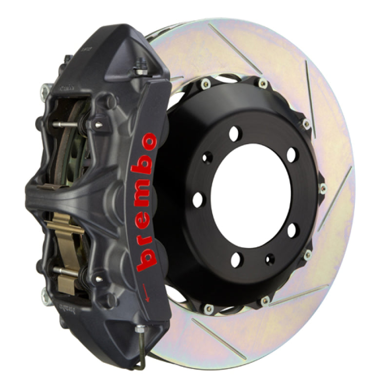 Brembo 08-17 A5 Front GTS BBK 6 Piston Cast 355x32 2pc Rotor Slotted Type1-Black HA