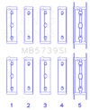King Engine Bearings Subaru EJ20/EJ22/EJ25 Bi-Metal Silicon Aluminum Main Bearing Set - Size +.002mm