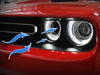 aFe Momentum GT Dynamic Air Scoop Dodge Challenger 15-20 - Red
