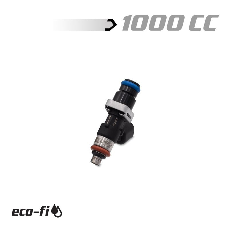 BLOX Racing Eco-Fi Street Injectors 1000cc/min w/1/2in Adapter Honda K Series (Single Injector)