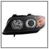 Spyder BMW E90 3-Series 06-08 4DR V2 Headlights - HID Only - Black PRO-YD-BMWE9005V2-HID-DRL-BK