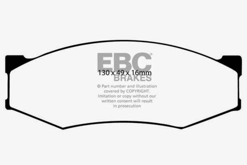 EBC 90-93 Infiniti M30 3.0 Yellowstuff Front Brake Pads