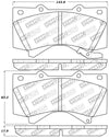 StopTech 13-18 Toyota Land Cruiser Performance Front Brake Pads