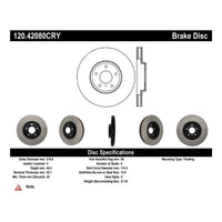 Stoptech 06-07 350Z / 05-07 G35 / 06-07 G35X Front CRYO-STOP Rotor